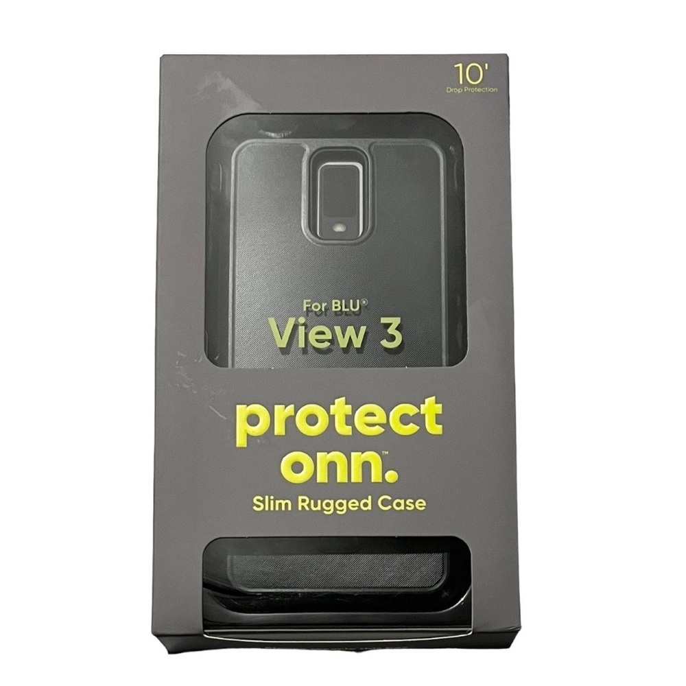 BLU View 3  Protect Onn Slim Rugged Phone Case New In Box